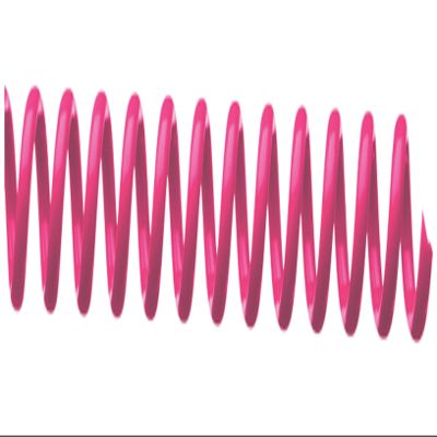 Spiral Binding Coils 6mm x 381mm (1/4 x 15-inch) 4:1, Fuschia