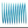 Spiral Binding Coils 6mm x 914mm (1/4 x 36-inch) 4:1, Baby Blue view 1