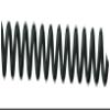Recycled Spiral Binding Coils 6mm x 914mm (1/4 x 36-inch) 4:1 100pk view 1