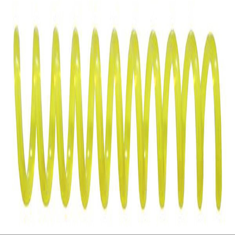 Spiral Binding Coils 6mm x 381mm (1/4 x 15-inch) 4:1, Neon Yellow