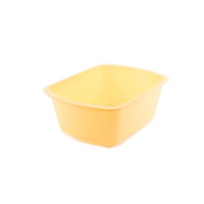 Wash Basin, Rectangular, 7 Qt/ 6.6L, Gold 50 pk