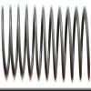 Spiral Binding Coils 6mm x 914mm (1/4 x 36-inch), Charcoal Gray view 1