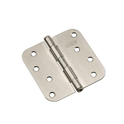 Richelieu | 2-Pack Onward 4-inch Brushed Nickel 5/8-inch Radius Door Hinge