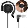 EXMAX 3.5mm Single Side Earphone Earbud One Ear Headphone for EXD-101 ATG-100T ELGT-470 Wireless Tour Guide System Receiver Touring Groups Radio Podcast Laptop MP3/4 Tablet PC Skype YouTube (Left) view 1