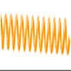 Spiral Binding Coils 6mm x 381mm (1/4 x 15-inch) 4:1, Neon Amber view 1