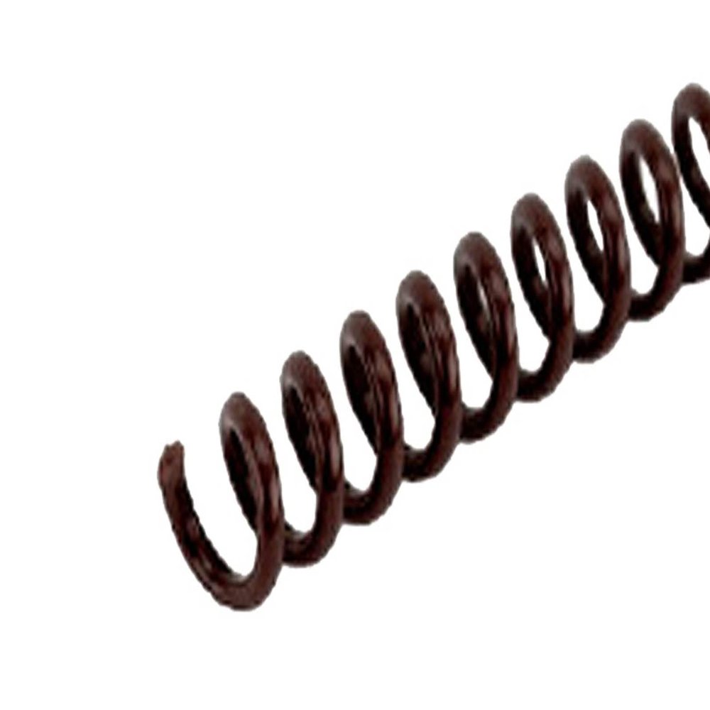 Spiral Binding Coils 6mm x 381mm (1/4 x 15-inch), Dark Brown, 100pk