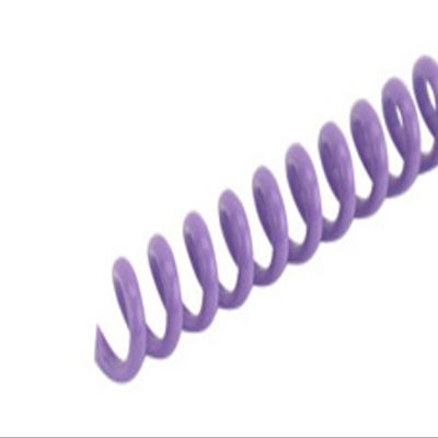 Spiral Binding Coils 6mm x 381mm (1/4 x 15-inch) 4:1, Lilac, 100 Pack