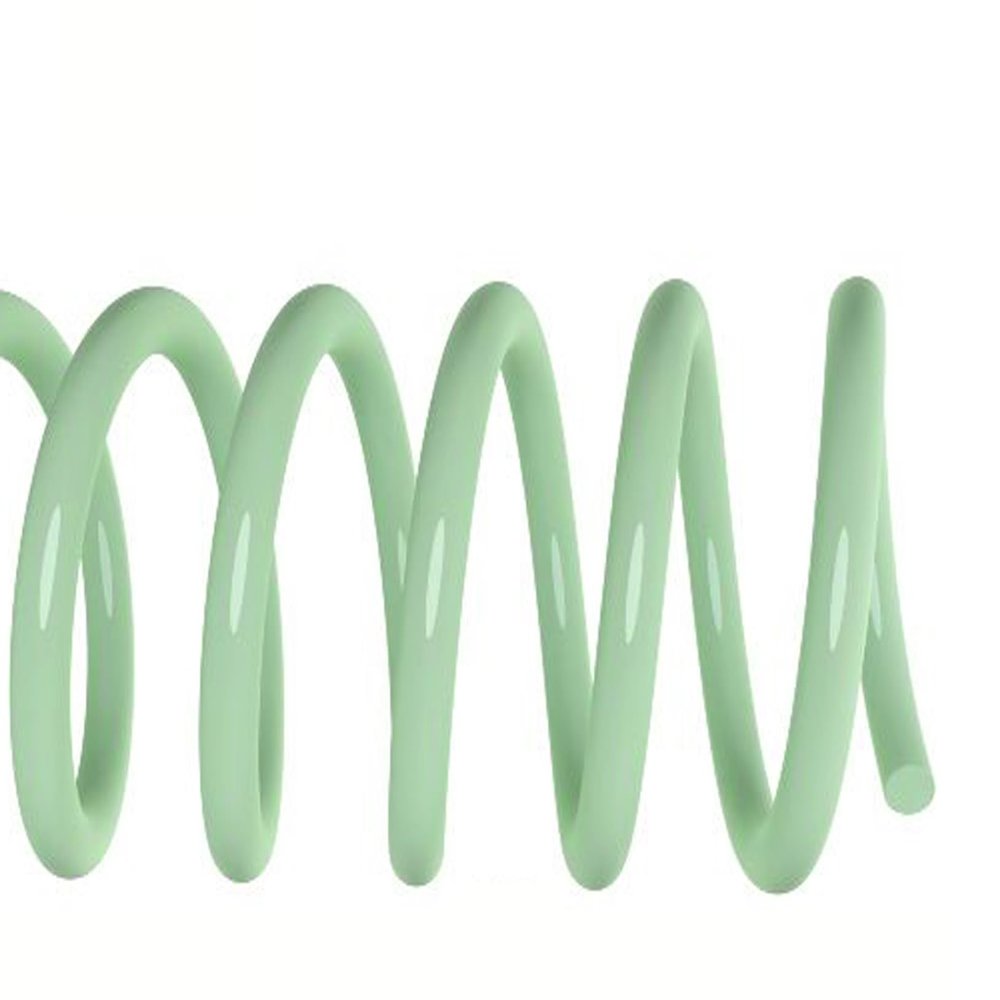 Spiral Binding Coils 6mm x 914mm (1/4 x 36-inch), Mint Green, 100pk