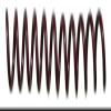 Spiral Binding Coils 6mm x 914mm (1/4 x 36-inch) 4:1, Burgundy, 100pk view 1