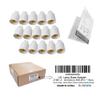 E-Simpo 15-Pack 4P Gx24q to E26 Lamp Base Converter,15.5mm G24Q to E26/e27, Gx24q to E26 Adapter,Lamp Holder Converter, Rohs,Need Bypass Ballast. view 4
