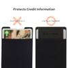 Sinjimoru Card Holder for Back of Phone, Stick on Phone Wallet, Grey view 3