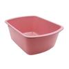 7 Quart Rectangular Plastic Wash Basin with Graduations, Rose (Pack of 6) view 1