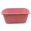 7 Quart Rectangular Plastic Wash Basin with Graduations, Rose (Pack of 6) view 2