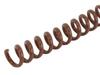 Spiral Binding Coils 7mm x 914mm (9/32 x 36-inch), Medium Brown, 100/pk view 2