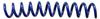 Spiral Binding Coils 7mm x 914mm (9/32 x 36-inch) 4:1 Mid Blue view 1