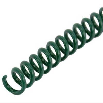 Spiral Binding Coils 7mm x 381mm (9/32 x 15-inch), Forest Green, 100/pk