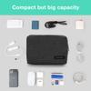 BAGSMART Electronics Organizer Travel Case, Small Cord Bag for Travel Essentials, Tech bag for Men Women, Cable Organizer for Phone, SD Card, Black view 3