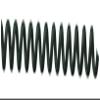Spiral Binding Coils, Dark Green, 7mm x 914mm (9/32 x 36-inch) view 1