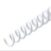 Spiral Binding Coils 7mm x 914mm (9/32 x 36-inch) 4:1 White 100/pk view 1