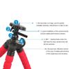 Mini Portable Flexible Sponge Octopus Tripod Bracket Stand Mount Phone Holder for Cell Phone for Gopro and Digital Cameras (Blue) view 4