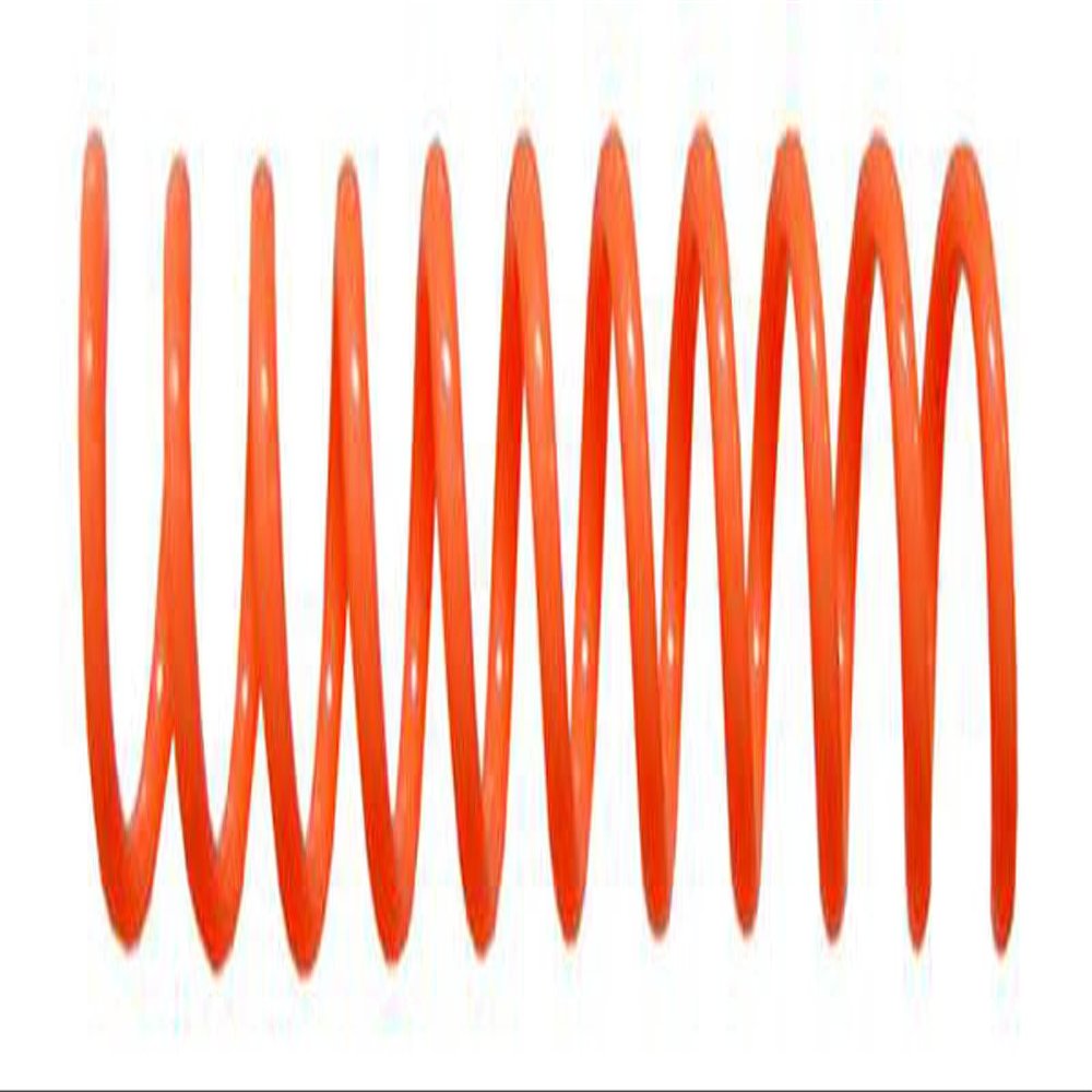 Spiral Binding Coils, 7mm x 381mm (9/32 x 15-inch), Tangerine