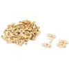 uxcell Metal Vintage Style Bag Jewelry Box Suitcase Clasp Closure Case Latch 20pcs Gold Tone view 1
