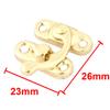uxcell Metal Vintage Style Bag Jewelry Box Suitcase Clasp Closure Case Latch 20pcs Gold Tone view 2