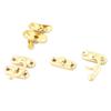uxcell Metal Vintage Style Bag Jewelry Box Suitcase Clasp Closure Case Latch 20pcs Gold Tone view 3