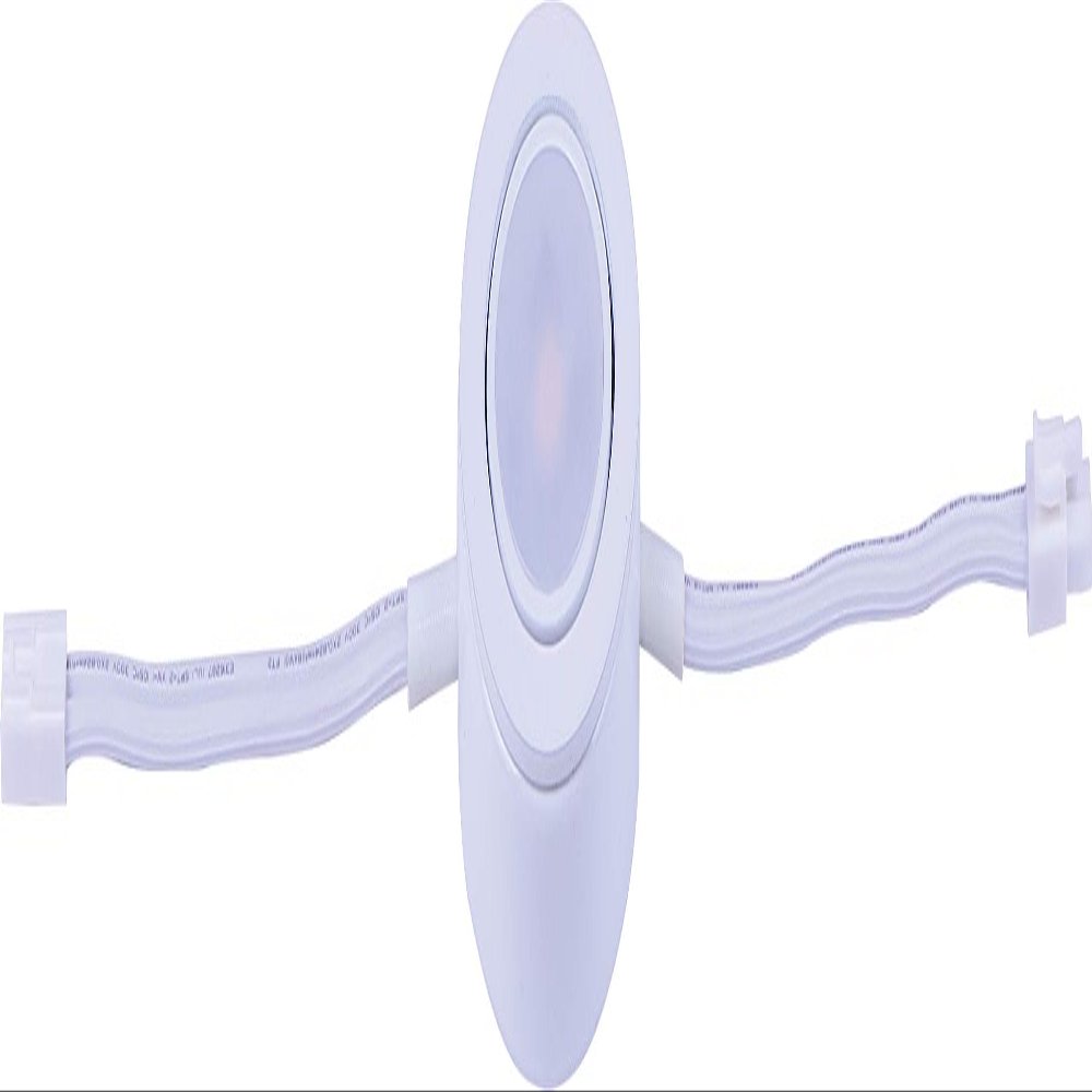 Maxim Lighting CounterMax MX-LD-AC 2.75" Under Cabinet Puck Light | Transitional Under Cabinet Lighting | Ideal for Kitchen Counters, Cabinets & Workspaces | 53832WT