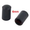 uxcell Rubber Home Round Foot Leg Tube Insert Cover Protector 6mm Hole Dia view 2