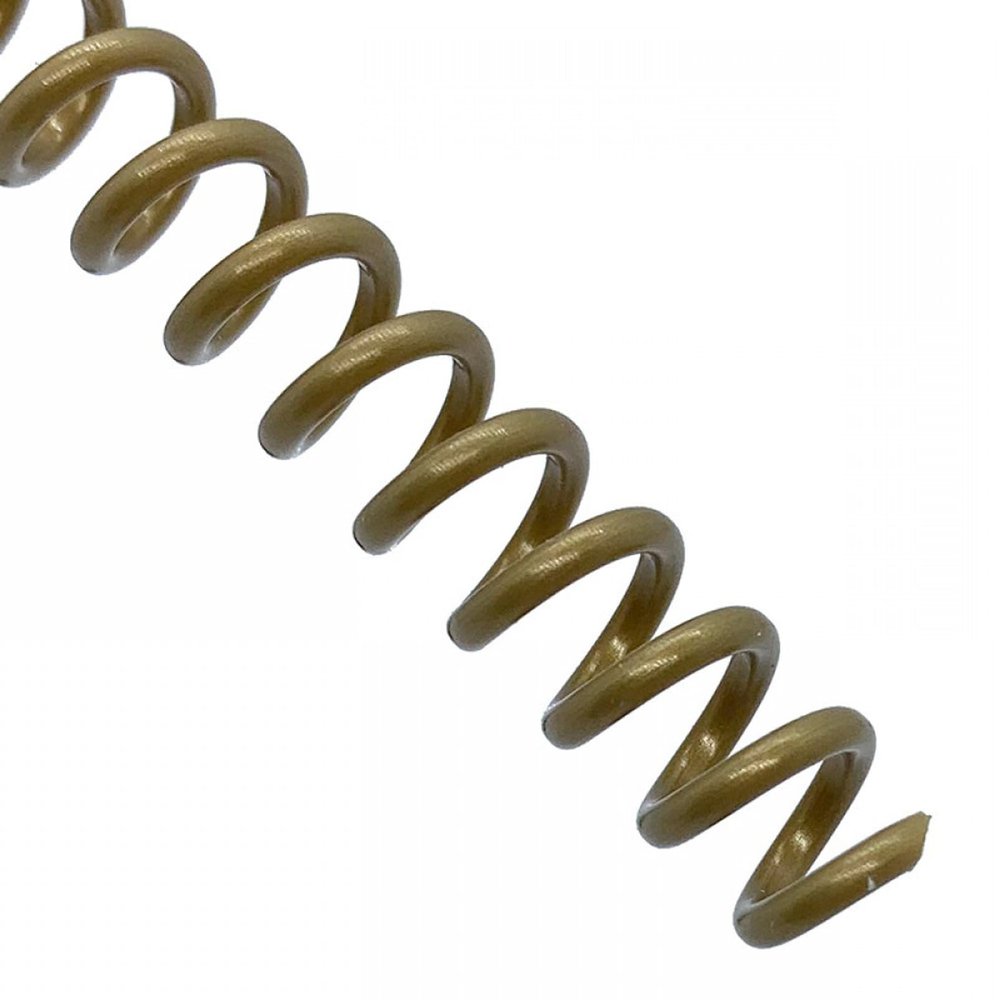 Spiral Binding Coils 7mm x 914mm (9/32 x 36-inch) 4:1, Antique Gold