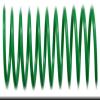 Spiral Binding Coils 7mm x 914mm (9/32 x 36-inch) 4:1 Leaf Green view 1
