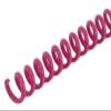 Spiral Binding Coils 7mm x 914mm (9/32 x 36-inch) 4:1, Fuschia view 2