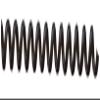 Spiral Binding Coils 7mm x 381mm (9/32 x 15-inch) 4:1, Brown, 100pk view 1