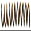 Spiral Binding Coils 7mm x 914mm (9/32 x 36-inch) 4:1 Light Brown view 2