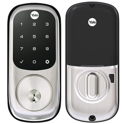 Yale Assure Deadbolt Lock with Touchscreen, Satin Nickel Digital Non-Connected Entry Door Lock with Electronic Keypad and Back-Up Key, YRD226NR619