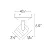 WAC Lighting MO-LED512N-927-WT Paloma 512 LED Monopoint Narrow Beam 90CRI 2700K Warm, White view 3
