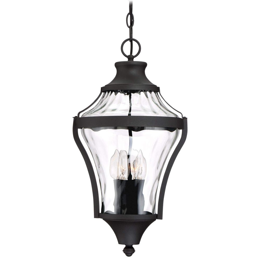 Minka Lavery Outdoor Pendant Lighting 72564-66 Libre, 4-Light 240 Watts, Black