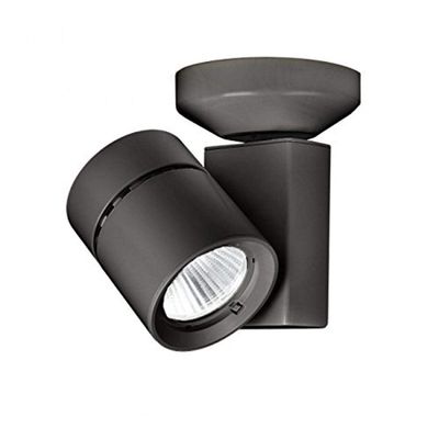 WAC Lighting MO-1035F-927-BK Exterminator II LED Energy Star Monopoint Flood Beam 90CRI 2700K Warm White 90 CRI, Black