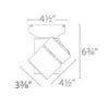WAC Lighting MO-1035F-927-BK Exterminator II LED Energy Star Monopoint Flood Beam 90CRI 2700K Warm White 90 CRI, Black view 2