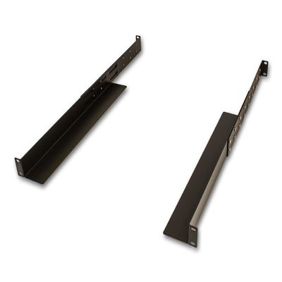 NavePoint Adjustable Rack Mount Server Shelf Shelves Rail Rails 1U 2-Pack