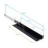 NavePoint Adjustable Rack Mount Server Shelf Shelves Rail Rails 1U 2-Pack view 3