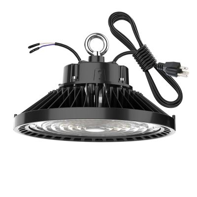 JOMITOP 150W Led High Bay Light Bulb UFO 5000k,Dimmable 22500 Lumens Listed(600W HID/HPS Equivalent) Bright White, Industrial Highbay Warehouse Light Fixtures, AC 90-277V Waterproof IP65 1Pack