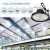 JOMITOP 150W Led High Bay Light Bulb UFO 5000k,Dimmable 22500 Lumens Listed(600W HID/HPS Equivalent) Bright White, Industrial Highbay Warehouse Light Fixtures, AC 90-277V Waterproof IP65 1Pack view 2