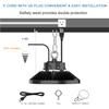 JOMITOP 150W Led High Bay Light Bulb UFO 5000k,Dimmable 22500 Lumens Listed(600W HID/HPS Equivalent) Bright White, Industrial Highbay Warehouse Light Fixtures, AC 90-277V Waterproof IP65 1Pack view 4