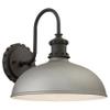 THE GREAT OUTDOORS 71251-295 Escudilla Outdoor Wall Mount, 1-Light, 100 Total Watts, 12-in H x 11.75-in W, Sand Silver view 1