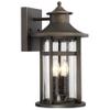 Minka Lavery Outdoor Wall Light 72553-143C Highland Ridge Exterior Wall Lantern, 4-Light 240 Watts, Oil Rubbed Bronze view 1