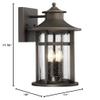 Minka Lavery Outdoor Wall Light 72553-143C Highland Ridge Exterior Wall Lantern, 4-Light 240 Watts, Oil Rubbed Bronze view 2