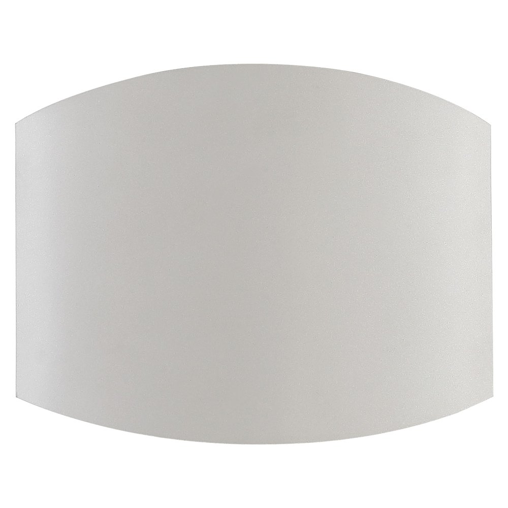 THE GREAT OUTDOORS Danorum LED 1 Light LED Outdoor Wall Mount in Silver Finish