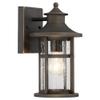 Minka Lavery Outdoor Wall Light 72551-143C Highland Ridge Exterior Wall Lantern, 1-Light 60 Watts, Oil Rubbed Bronze view 2